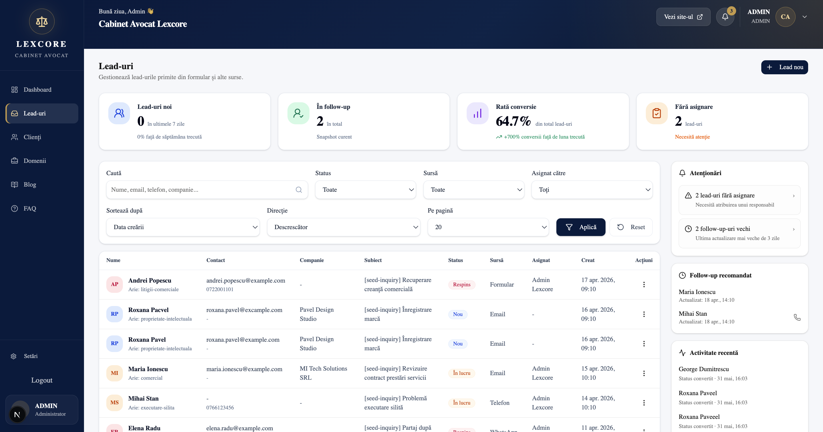 Lexcore screenshot 3